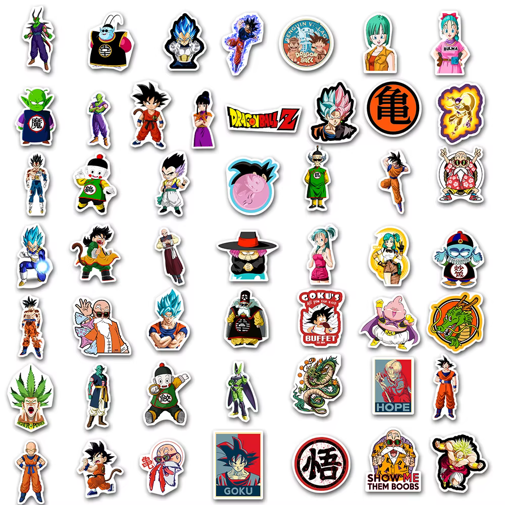 Pegatinas Dragon Ball Impermeables Alta Calidad - imagen 2