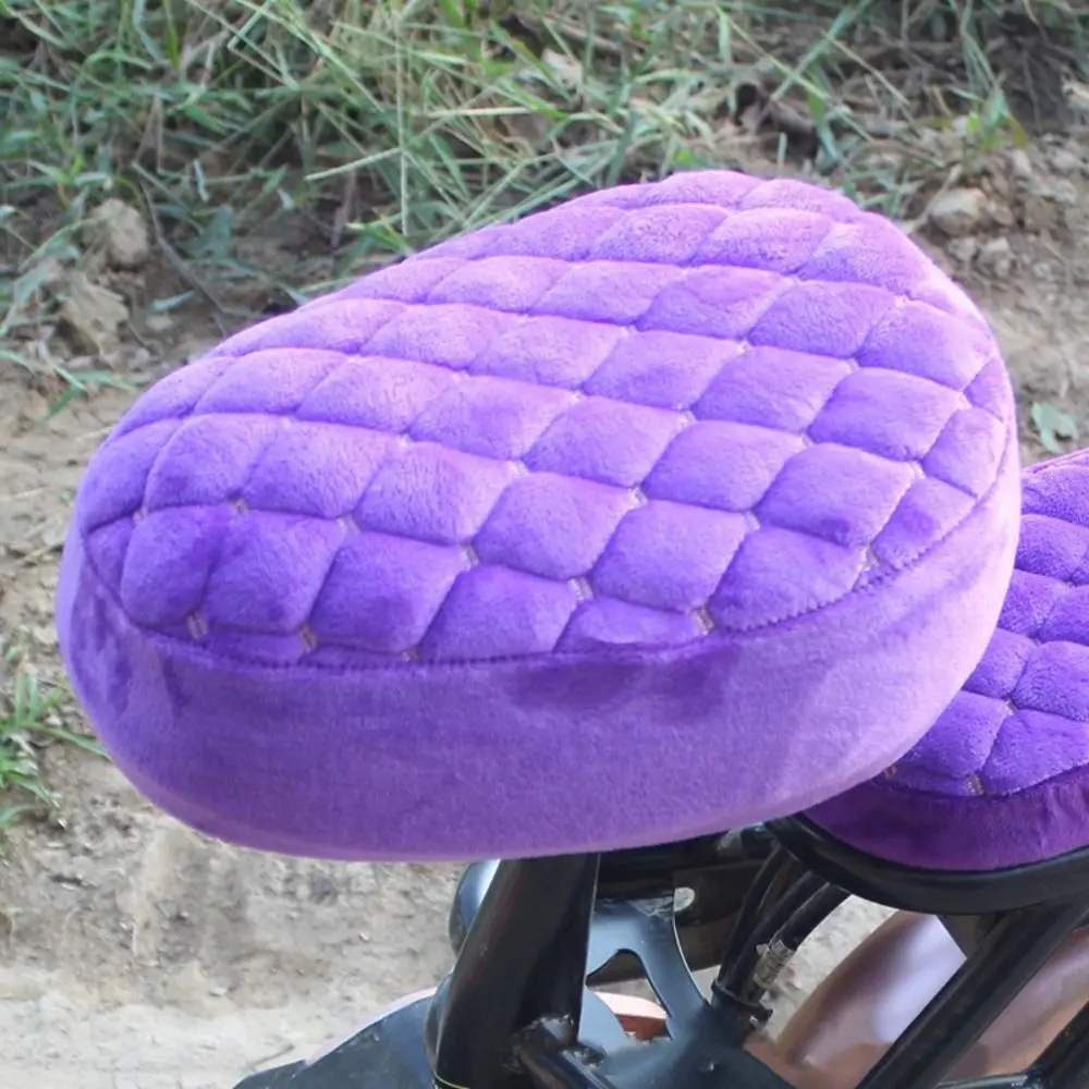 Fundas de asiento para bicicleta eléctrica, franela y lana gruesa - imagen 2