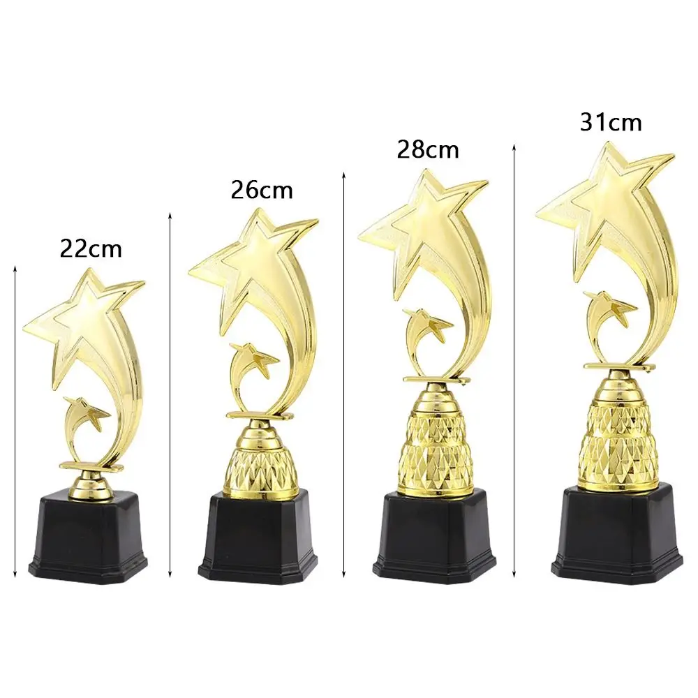 Trofeo estrella con base negra