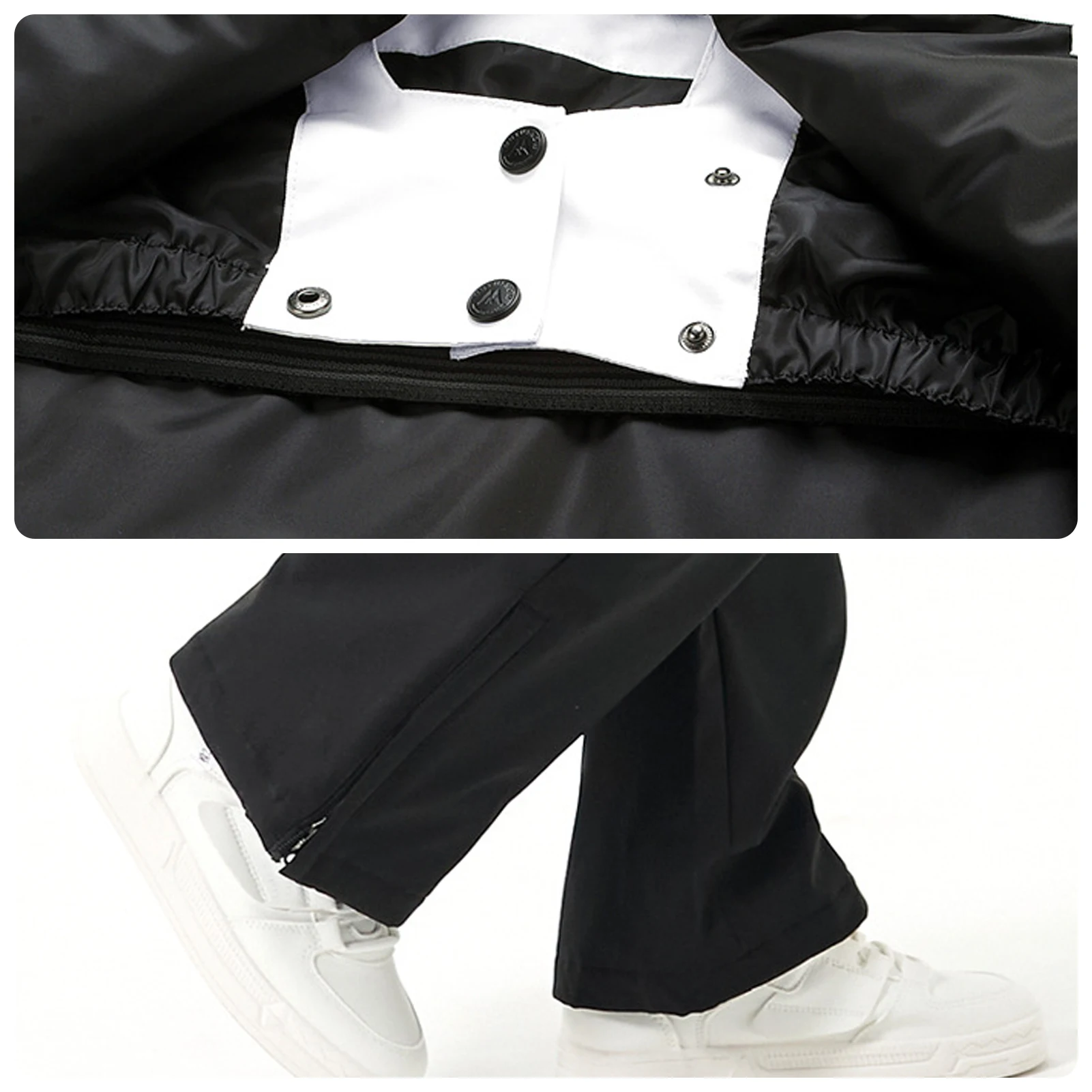 Traje de nieve cortavientos impermeable para niñas: chaqueta y pantalón