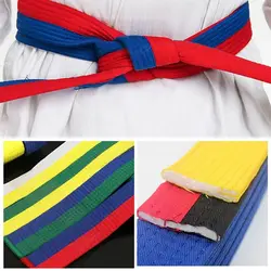 Cinturón TKD Aikido taekwondo poliéster-algodón fácil de sujetar