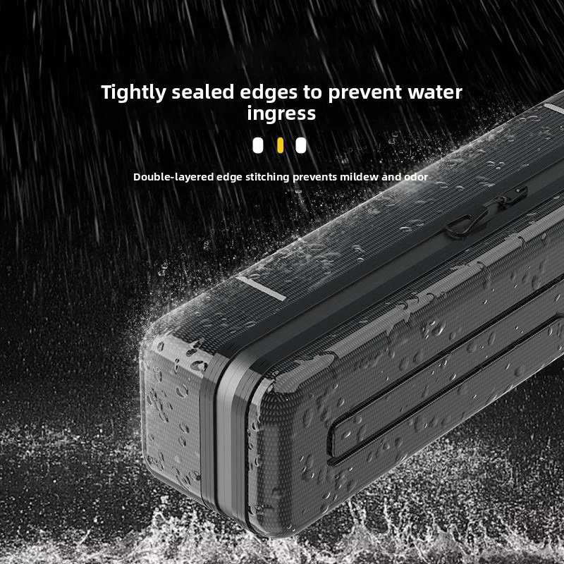 QAJTAO Caja de pesca rígida flotante con diseño carbono y herramientas - imagen 5