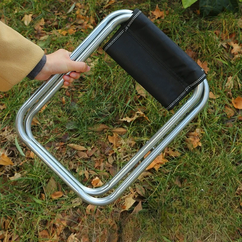 Taburete plegable para pesca: banco camping de aluminio - imagen 5
