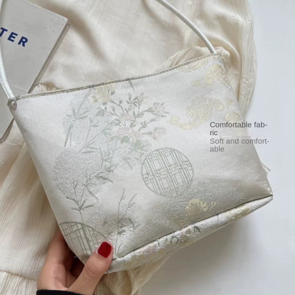 Bolso pesca hombro mensajero estilo chino retro cubo deportivo - imagen 3