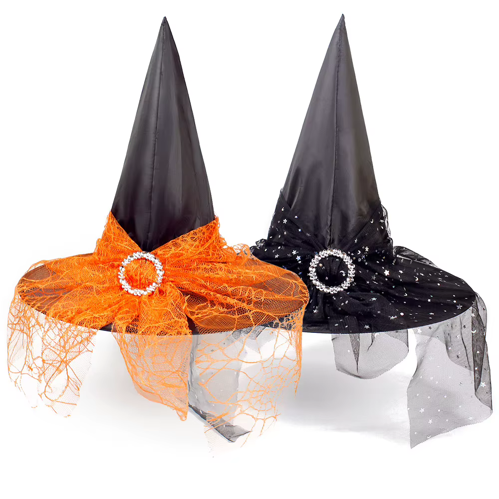 Sombrero de Bruja de Encaje para Cosplay y Halloween - imagen 5