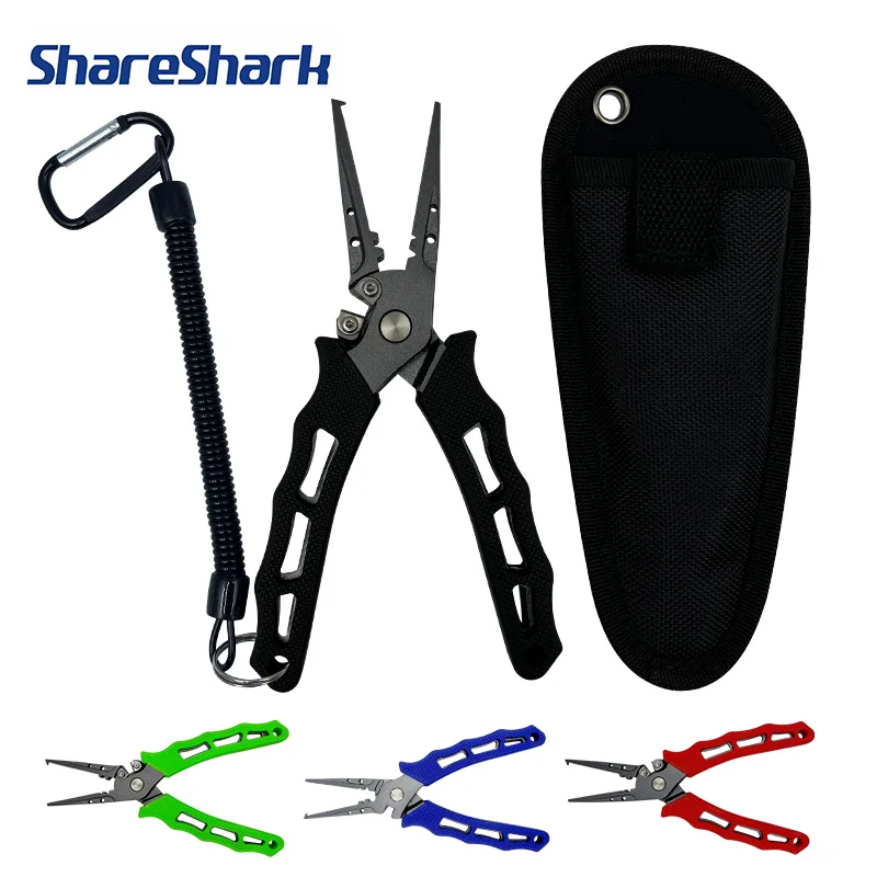 ShareShark Alicates de pesca: cortar líneas y extraer anzuelos - imagen 2