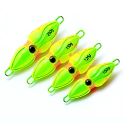Cebo plomado con placa de hierro para pesca nocturna y fondo