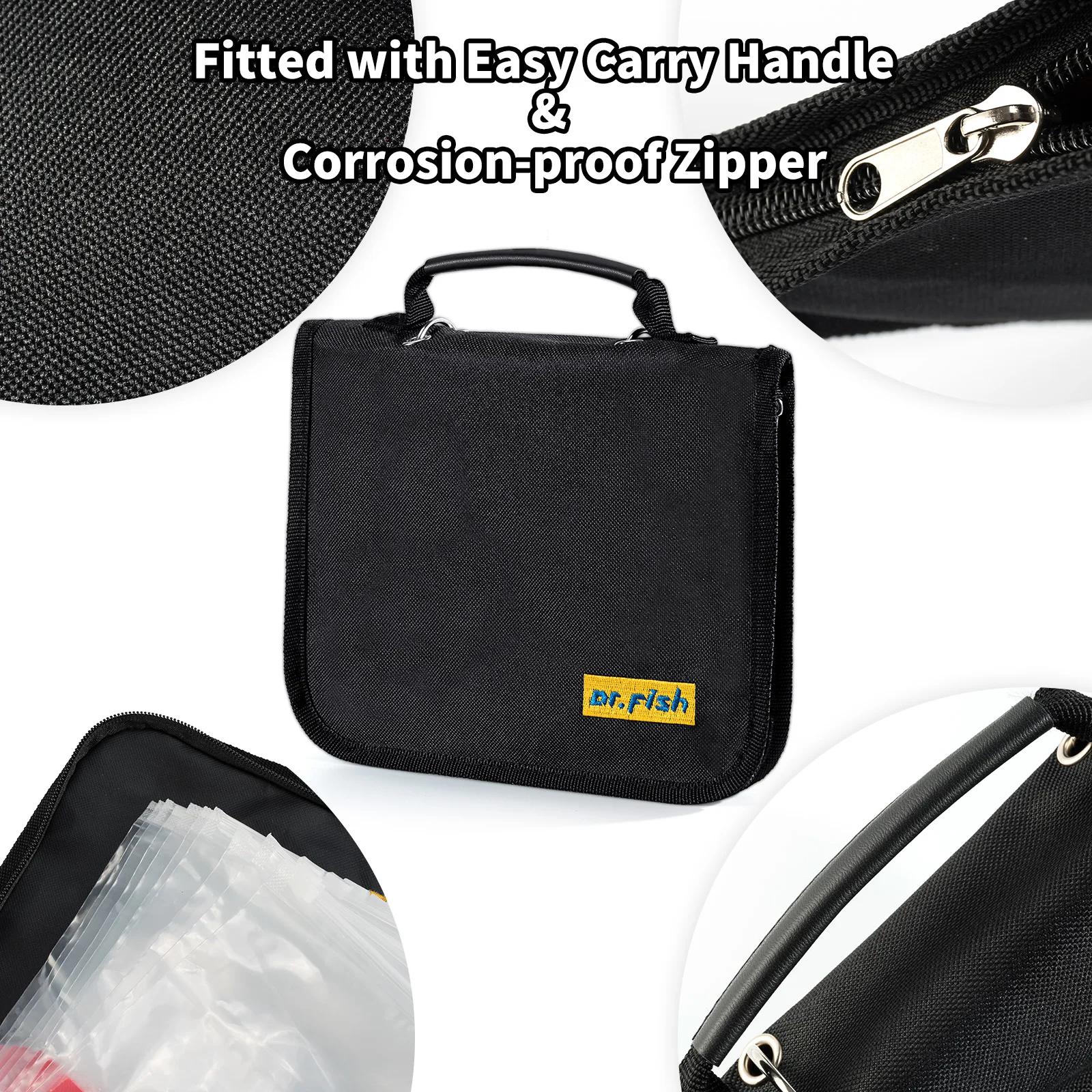 Bolsa pliable impermeable para aparejos de pesca y cebo suave - imagen 3