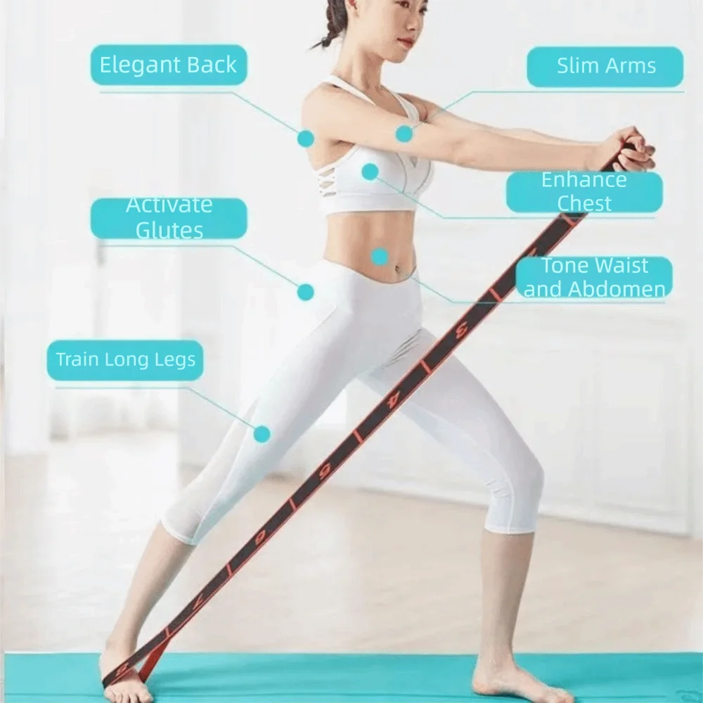 Cinturón elástico flexible con secciones para progresar