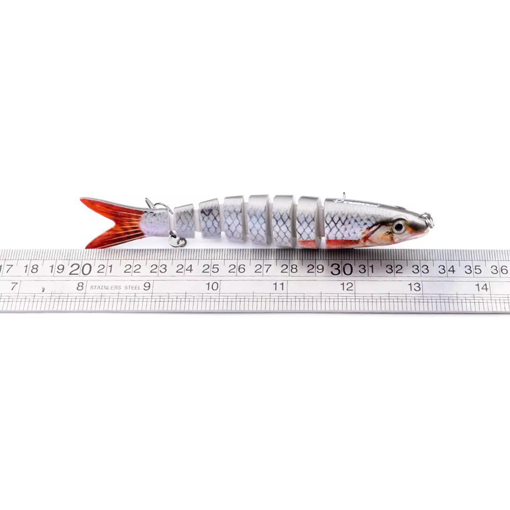 Señuelo para lucio Swimbait articulado y crankbait duro - imagen 3