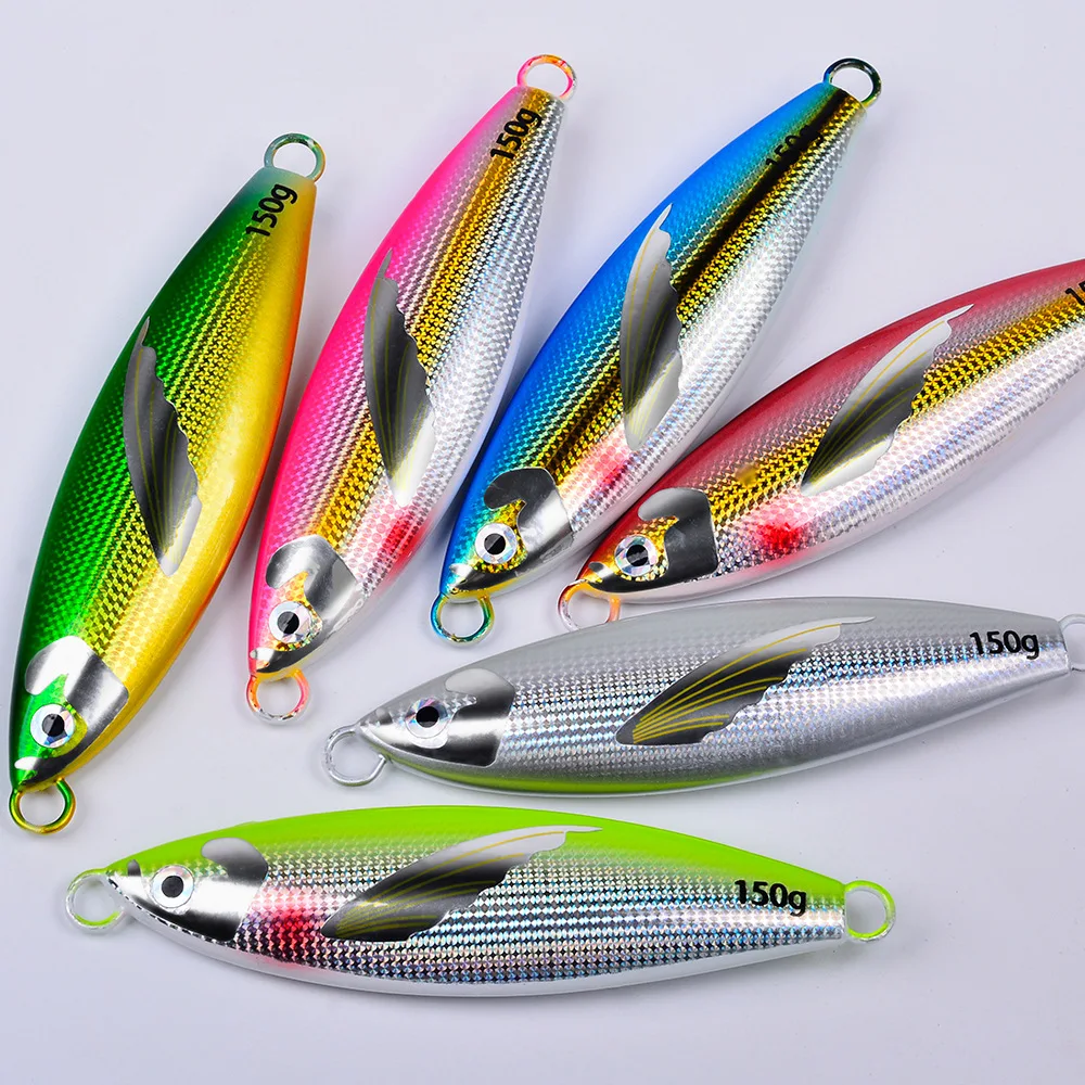 Señuelo jig metálico para jigging lento con cuchara ala Dubstep Wing - imagen 2