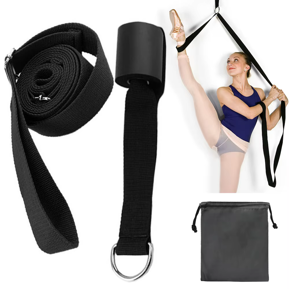 Pack 3 bandas elásticas ajustables ballet gimnasia pie algodón poliéster - imagen 2