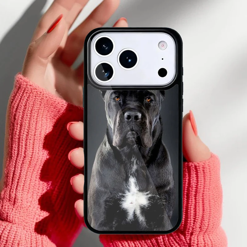 Vista del diseño del perro en la funda