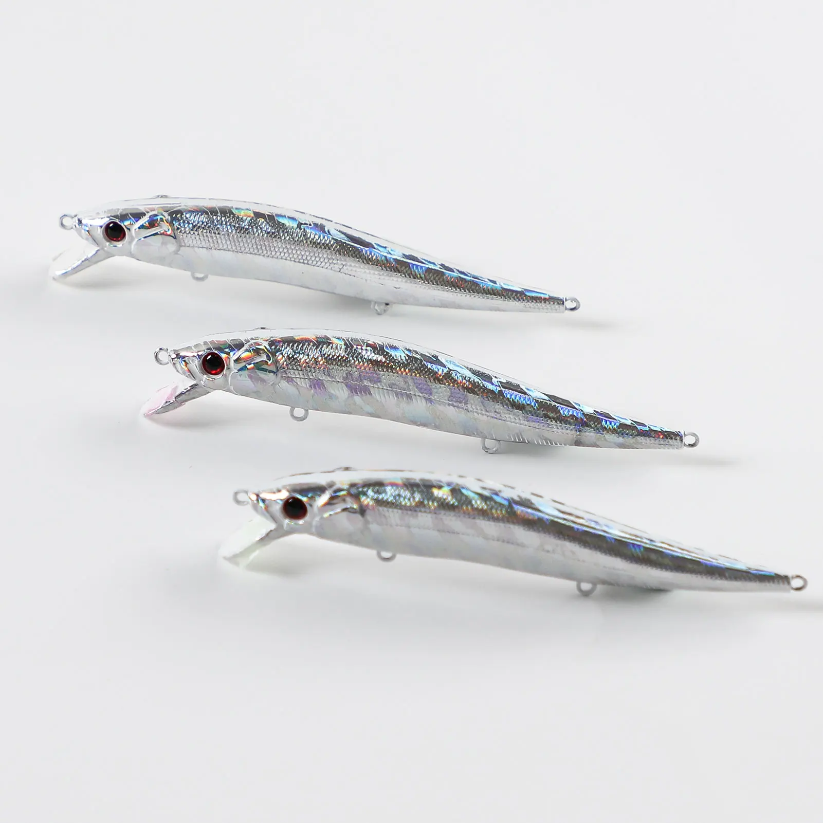 Cebos holográficos sin pintar de hundimiento lento para pesca - imagen 3