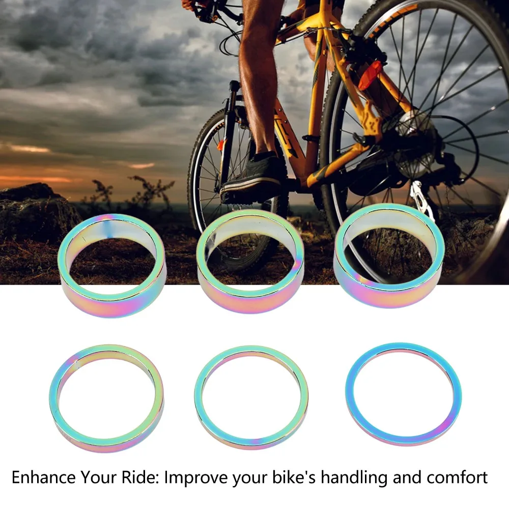Espaciadores de dirección de bicicleta de aluminio para horquilla 28,6 mm - imagen 3