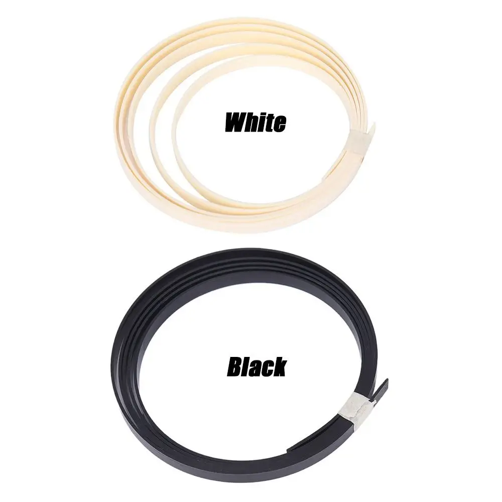 Tiras de bordes ABS negro y blanco para encuadernación de instrumentos
