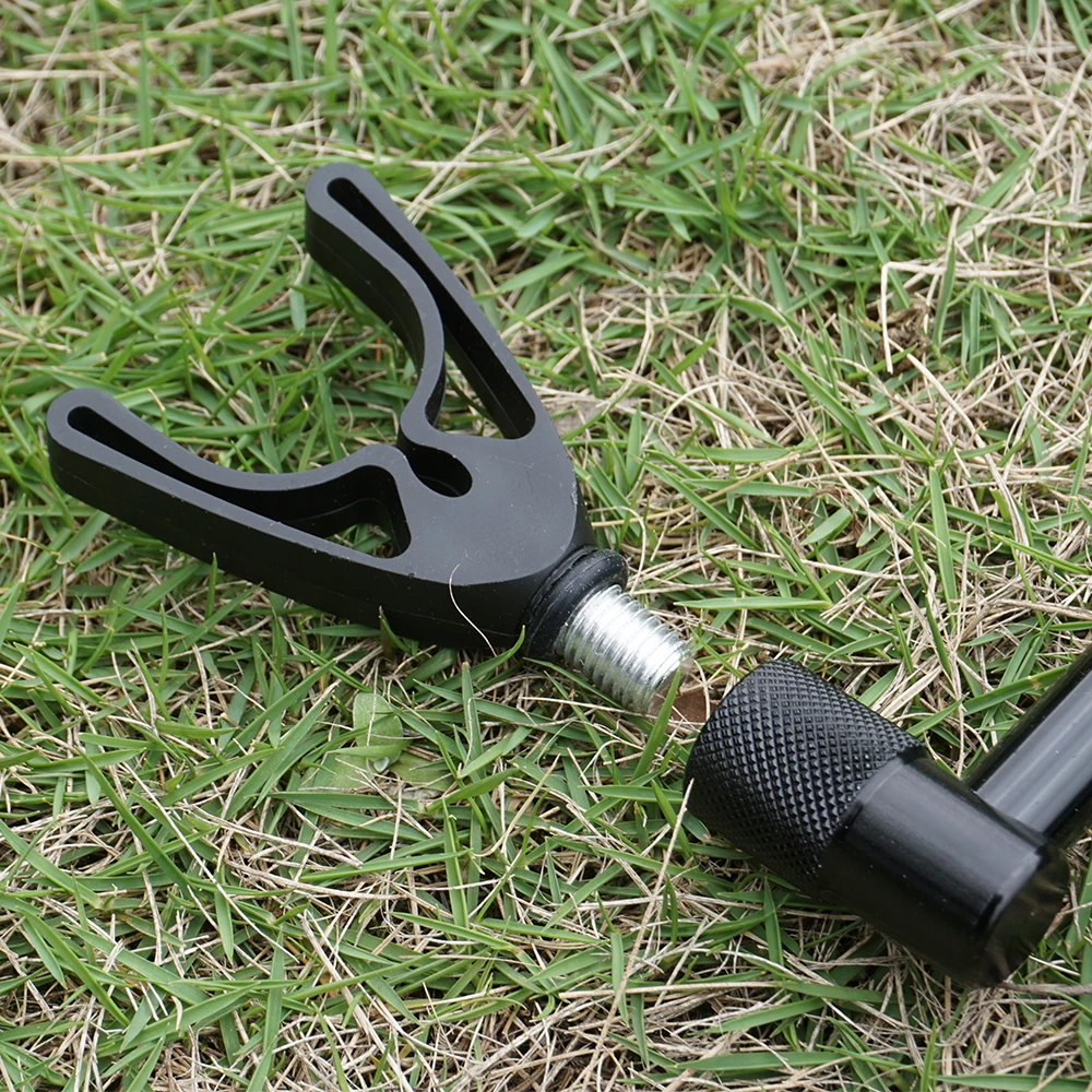 Soporte para cañas ajustable doble 360° de aleación