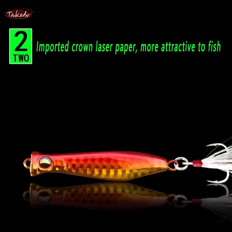 Takedo HG29 Popper – Anzuelo triple para lubina - imagen 3