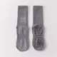 Calcetines antideslizantes de yoga suaves para mujer, tubo medio