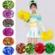 Pompones de PET para porristas con anillo, accesorios de animación - imagen 4
