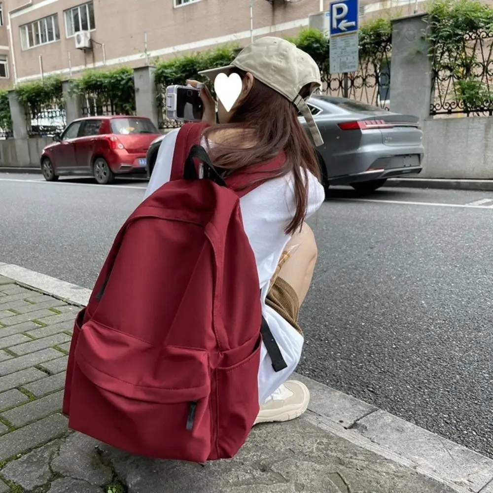 Mochila impermeable de nailon para ordenador de gran capacidad - imagen 4