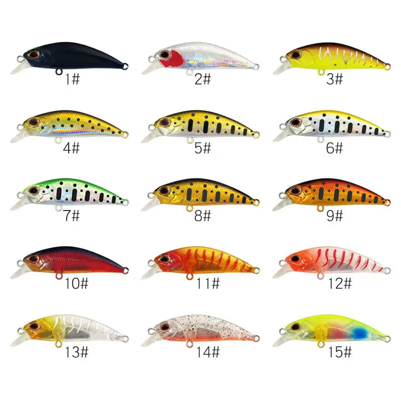 Cebo duro Minnow multicolor para pesca en agua dulce - imagen 5