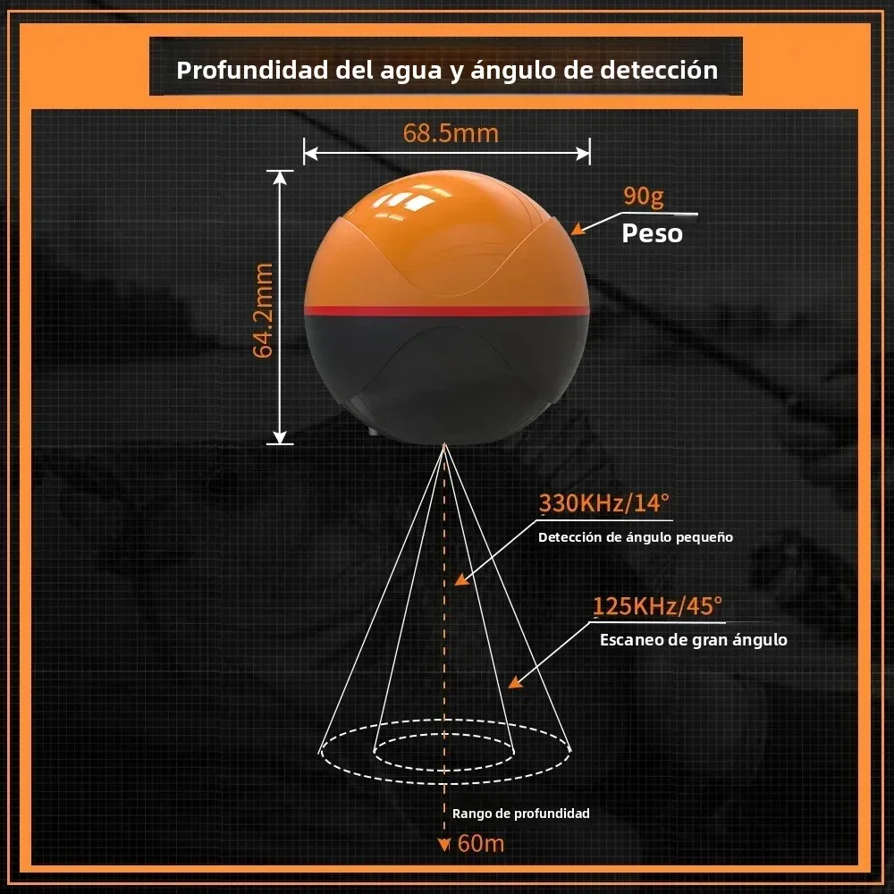 Sonda de pesca inalámbrica WiFi Erchang F68 – para iOS y Android - imagen 5