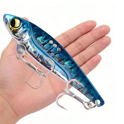Señuelo VIB metálico con cobre y anzuelo triple – cebo vibratorio