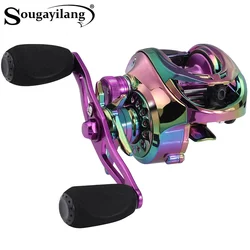 Sougayilang Carrete Baitcasting Magnetico para Carpa de Agua Dulce