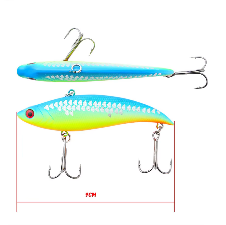 Señuelo VIB hundido sonoro para pesca en hielo y agua salada