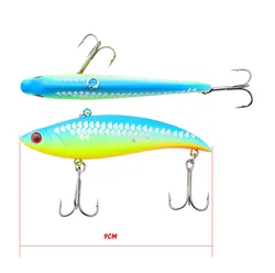 Señuelo VIB hundido sonoro para pesca en hielo y agua salada
