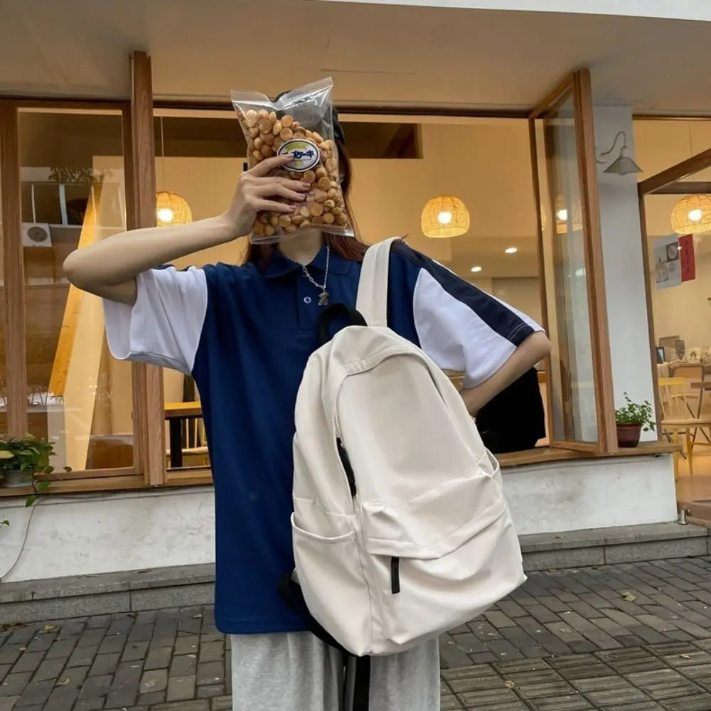 Mochila impermeable de nailon para ordenador de gran capacidad - imagen 2