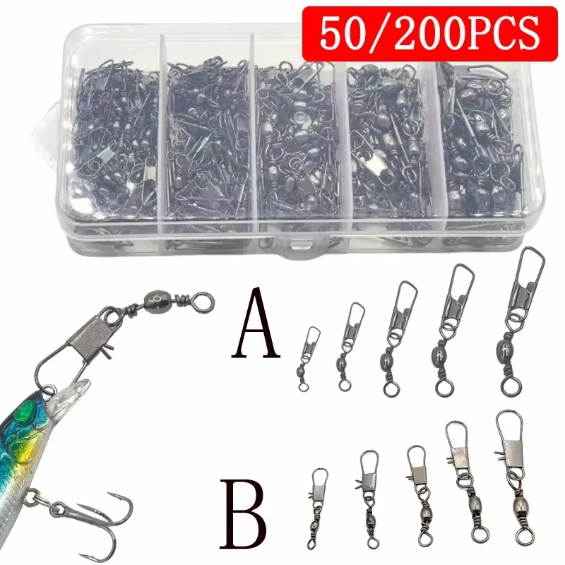 Conectores de pesca con mosquetón – Montaje rápido y resistente
