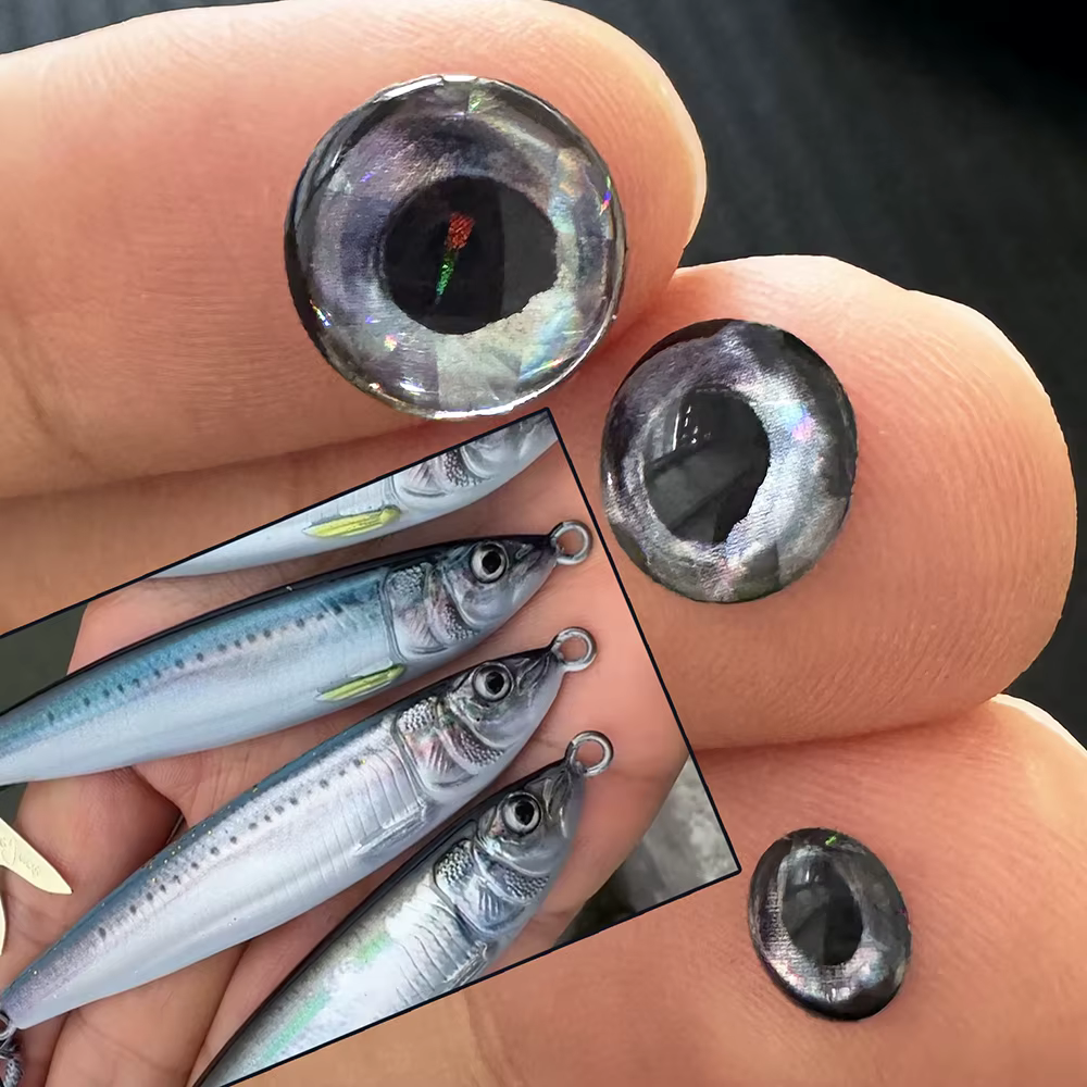 Ojos holográficos 3D para señuelos – 5,5mm a 11,5mm - imagen 5