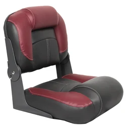 Asiento plegable barco de pesca ergonómico impermeable cuero PVC