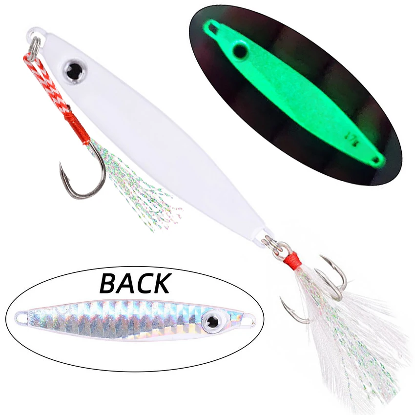 Cuchara Jigging 3D Metal - Señuelo de Mar Para Pesca Deportiva - imagen 2