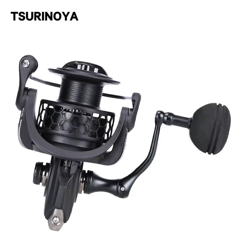 TSURINOYA NA Carrete giratorio 2000-5000, 5,2:1, ligero para lubina - imagen 2