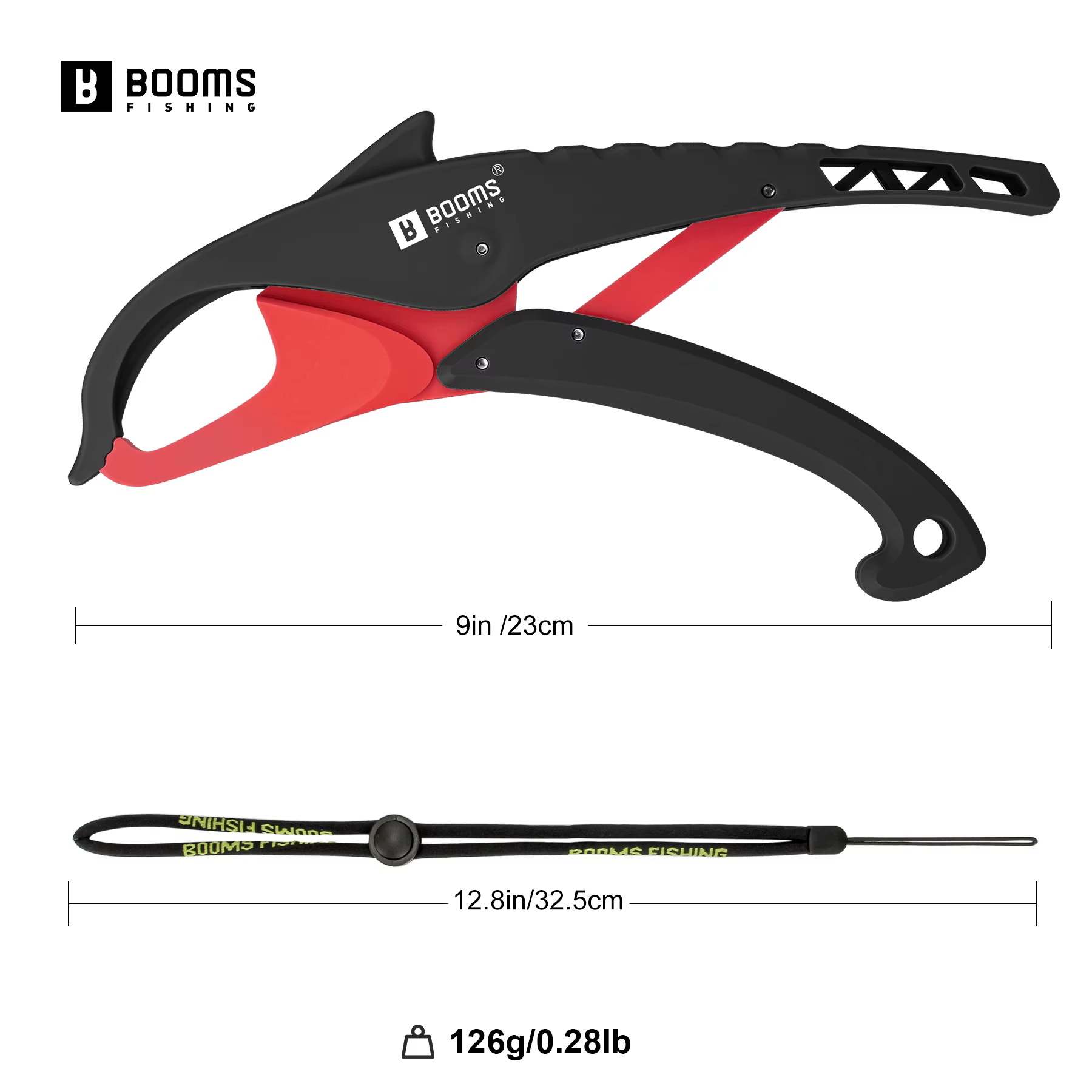 Booms Fishing Pinza de agarre para pesca – Fibra de vidrio y PE