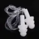 Tapones para los oídos de silicona con cuerda y clip nasal