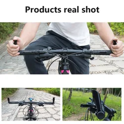 Puños ergonómicos de manillar MTB de aluminio con topes