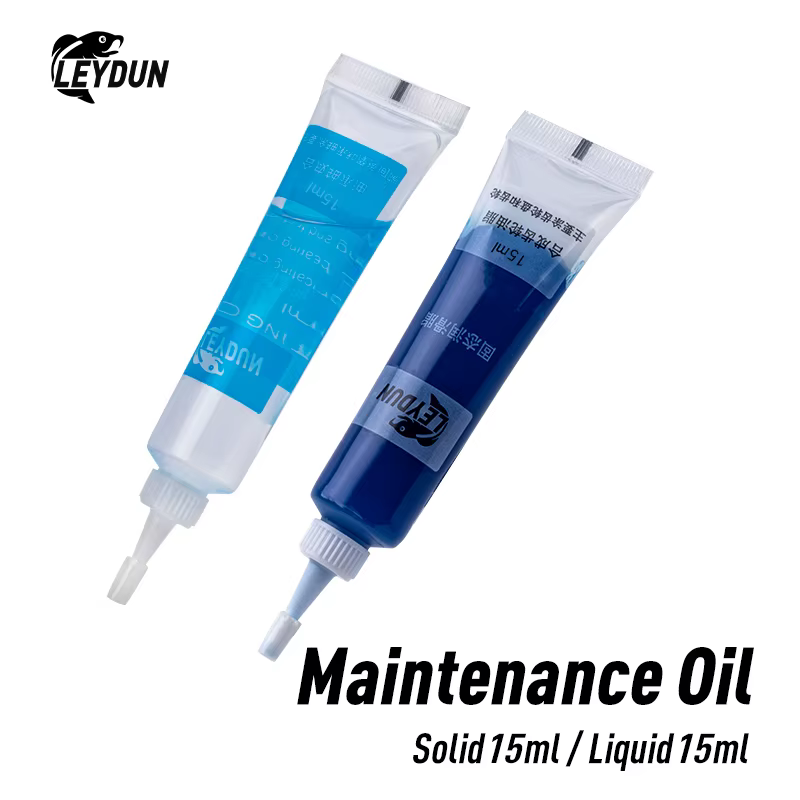 LEYDUN Carrete Giratorio para Pesca con Grasa y Lubricante - imagen 2