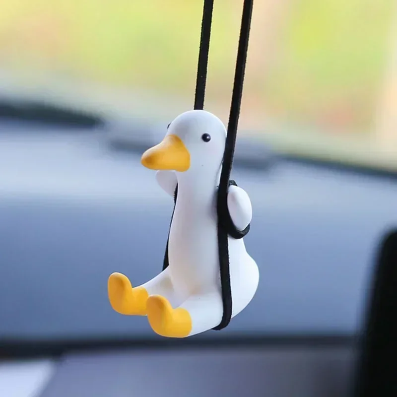 Perfume colgante de coche con pato para espejo retrovisor - imagen 4