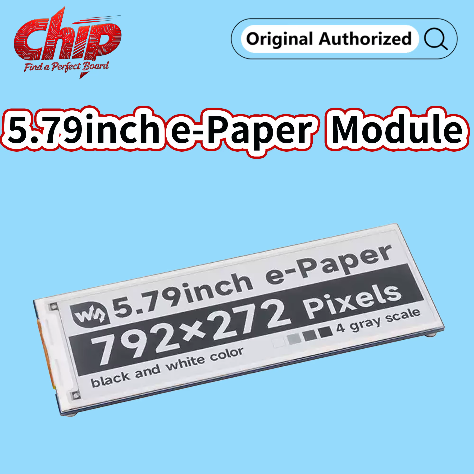 Waveshare Pantalla e-ink SPI 5,79" 792x272 para Raspberry Pi/Jetson - imagen 5