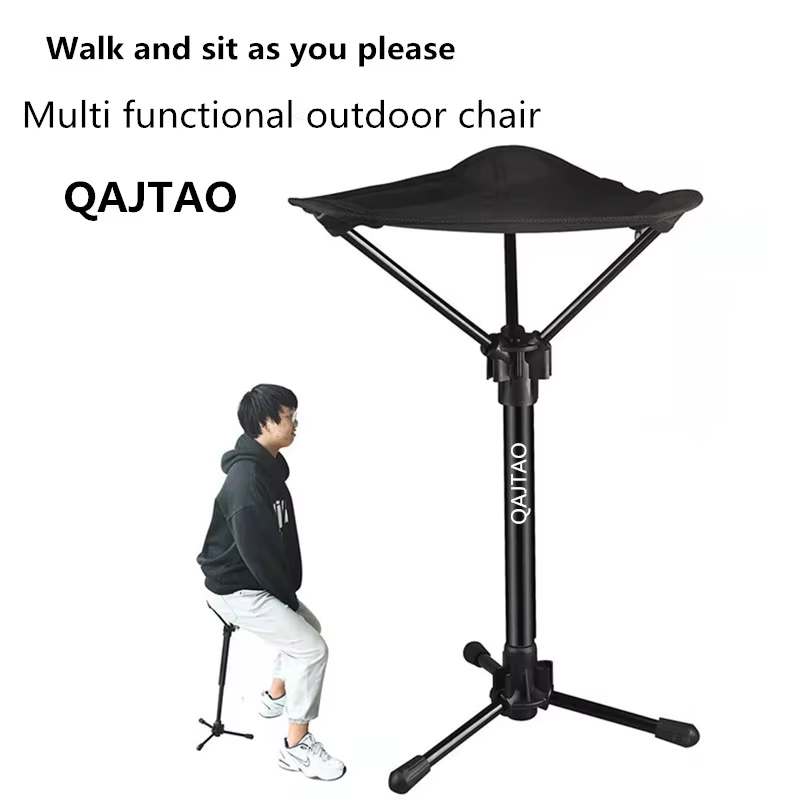 Taburete Plegable QAJTAO Telescópico para Pesca y Camping - imagen 2