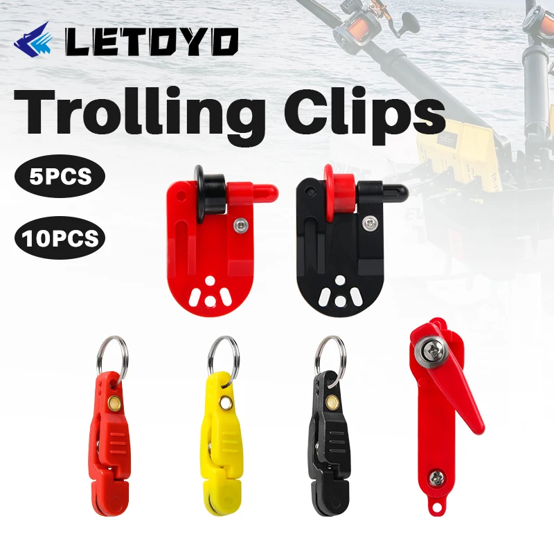 LETOYO Clips de liberación salida duraderos para curricán