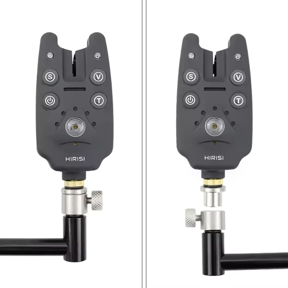 Hirisi conector rápido para alarma de pesca carpa acero inox - imagen 2