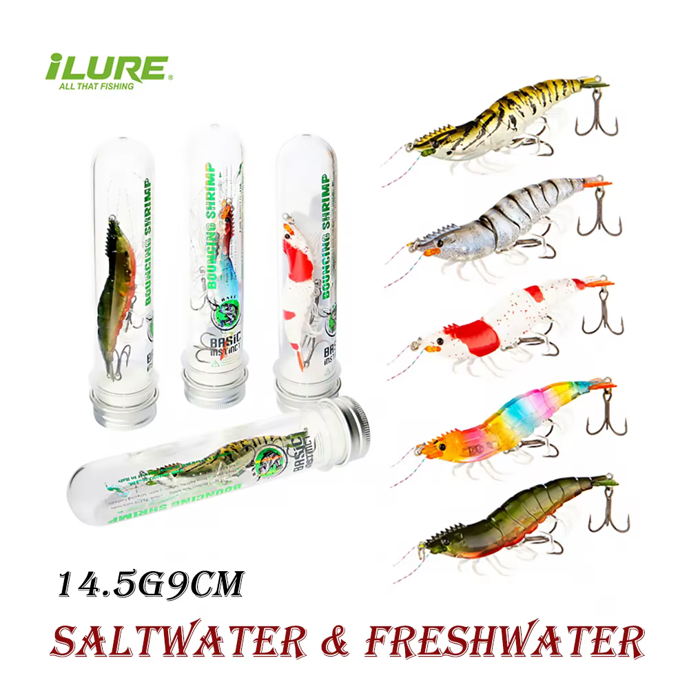 ILURE Swimbait de silicona – Tres anzuelos, señuelo luminoso para calamar - imagen 4