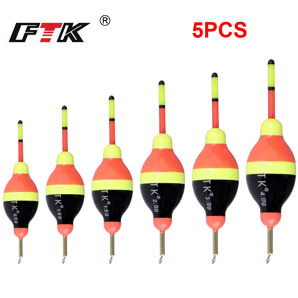 Flotador de pesca FTK con luz