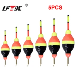 FTK Flotadores con luz para pesca de deriva, señales picada