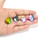 Cuchillas giratorias holográficas arcoíris metal lágrima para señuelos - imagen 4